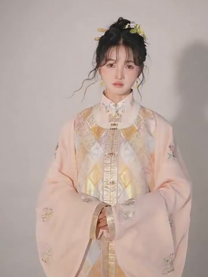 girls mamian skirt spring clothes-Jianxi Hanfu