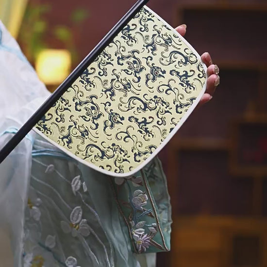 noerthern wei dynasty lothing pink waist fan-Jianxi Hanfu