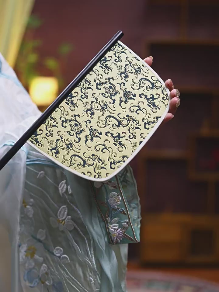noerthern wei dynasty lothing pink waist fan-Jianxi Hanfu