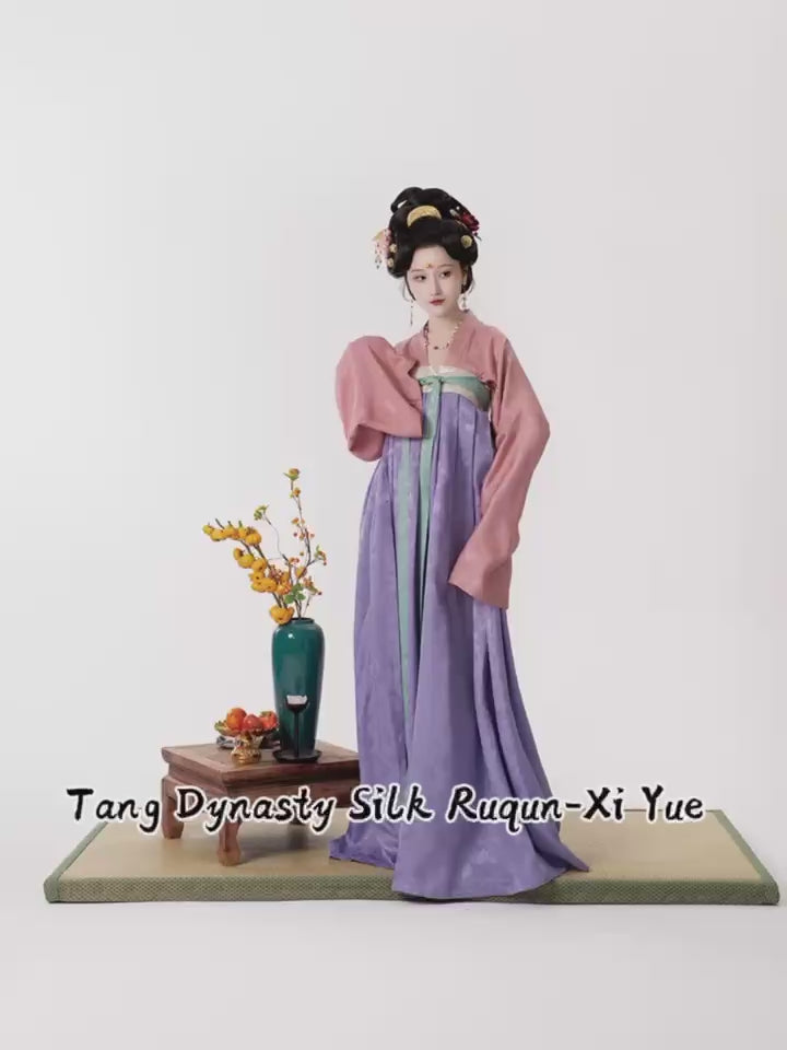 qixiong ruqun chinese silk hanfu-Jianxi Hanfu
