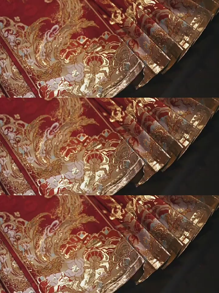 bride wedding mamianqun dress new chinese style-Jianxi Hanfu