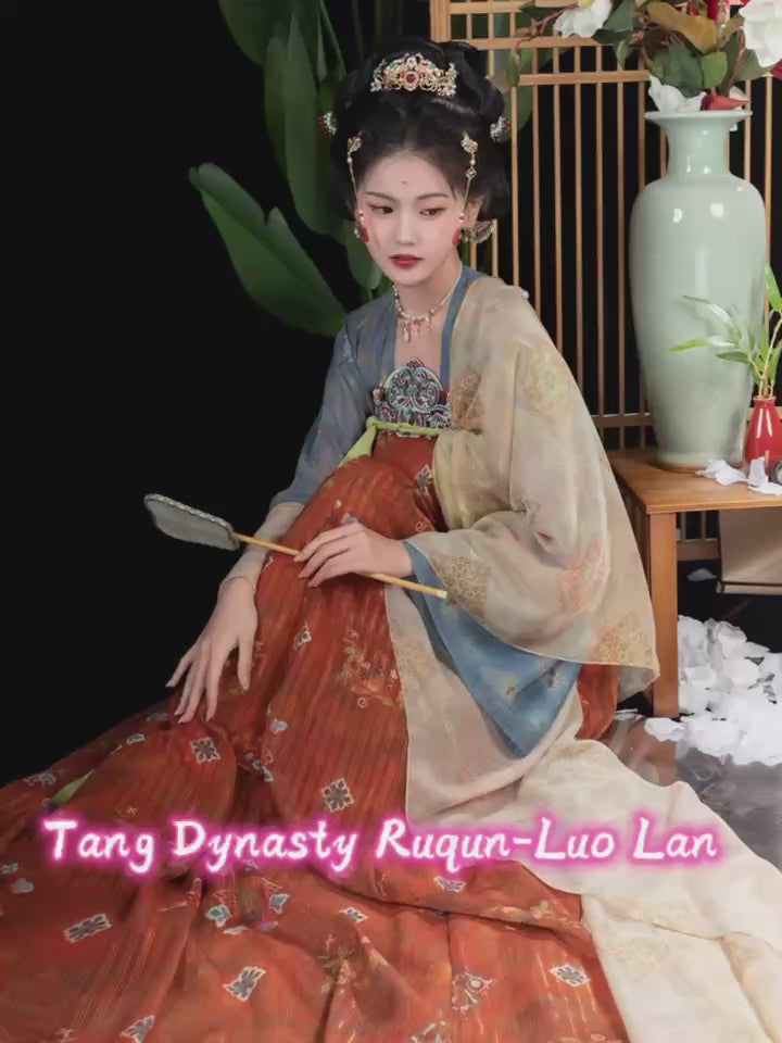 qixiong ruqun girls summer dress-Jianxi Hanfu
