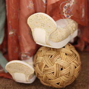 tang dynasty hanfu shoes women's ruqun - Jianxi Hanfu
