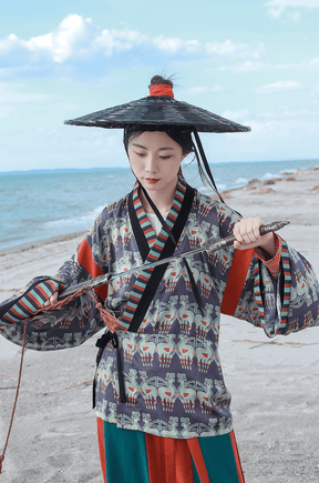 round collar shirt northern wei dynasty women's clothing - Jianxi Hanfu