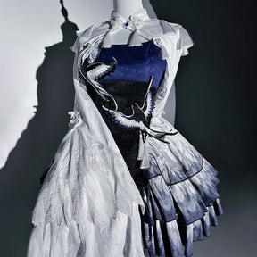 jsk skirt women's modern hanfu lolita dresses - Jianxi Hanfu