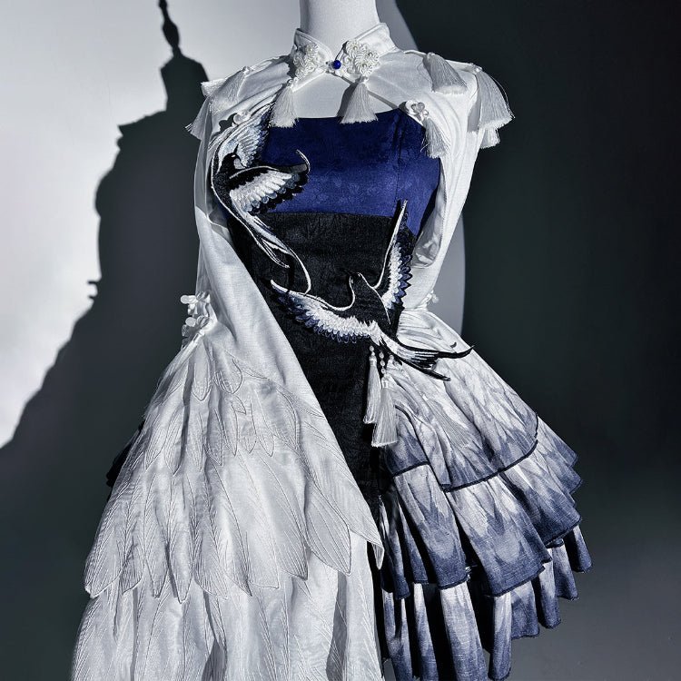 jsk skirt women's modern hanfu lolita dresses - Jianxi Hanfu