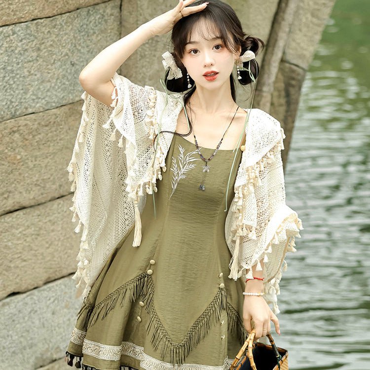 qi lolita chinese style women's hanfu clothing - Jianxi Hanfu