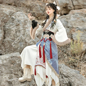 Winter Qi Lolita Dresses Chinese Style Clothing - Jianxi Hanfu