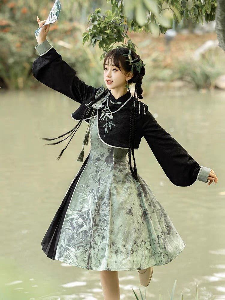 Qi Lolita JSK Bamboo - Jianxi Hanfu