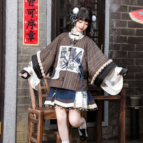 blue jsk skirt chinese style qi lolita dresses - Jianxi Hanfu