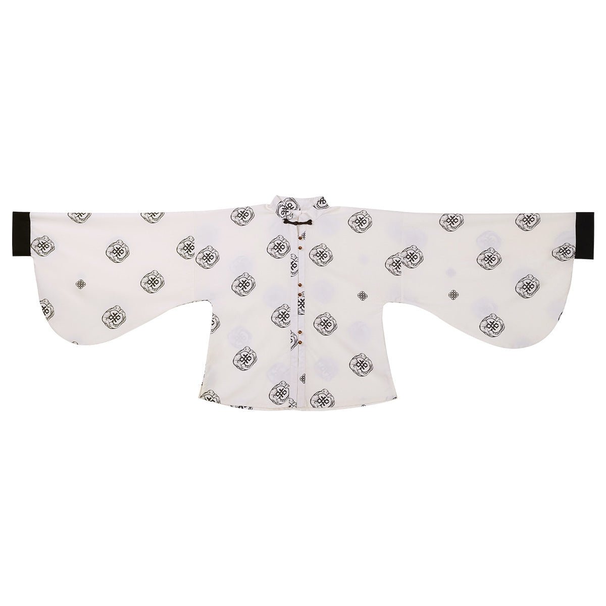 chinese style white pipa sleeve shirt - Jianxi Hanfu