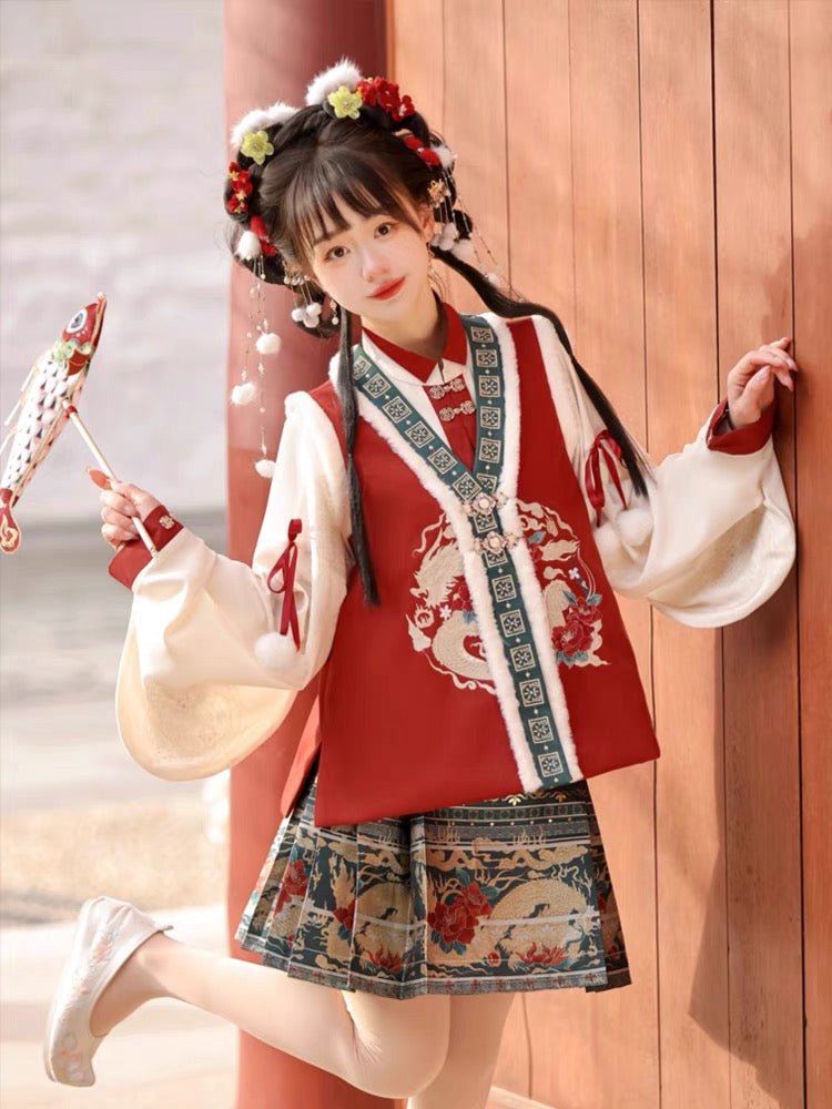 girls' dress Qi Lolita SK - Jianxi Hanfu