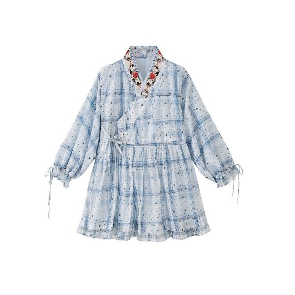 blue shirt qi lolita dresses - Jianxi Hanfu