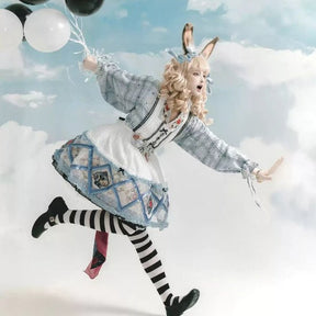 qi lolita dresses Alice Wonderland  chinese style skirt - Jianxi Hanfu
