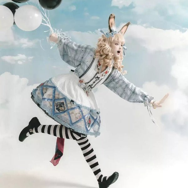 qi lolita dresses Alice Wonderland  chinese style skirt - Jianxi Hanfu