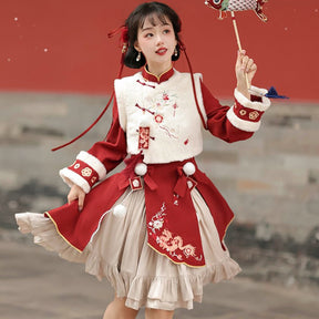 new year dress chinese qi lolita skirt - Jianxi Hanfu