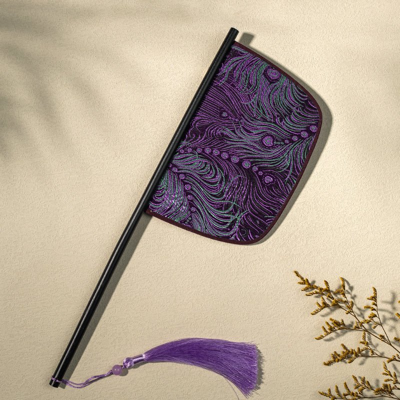 qin han dynasty chinese hand fan waist fan-Jianxi Hanfu