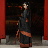 black women's robe Chinese Hanfu clothes- Jianxi Hanfu