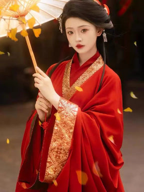 Qin Han Dynasty Warring States Robe - Jianxi Hanfu