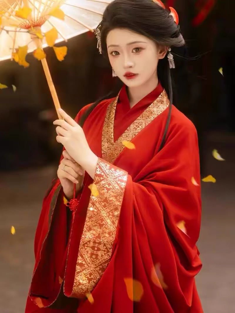 Qin Han Dynasty Warring States Robe - Jianxi Hanfu