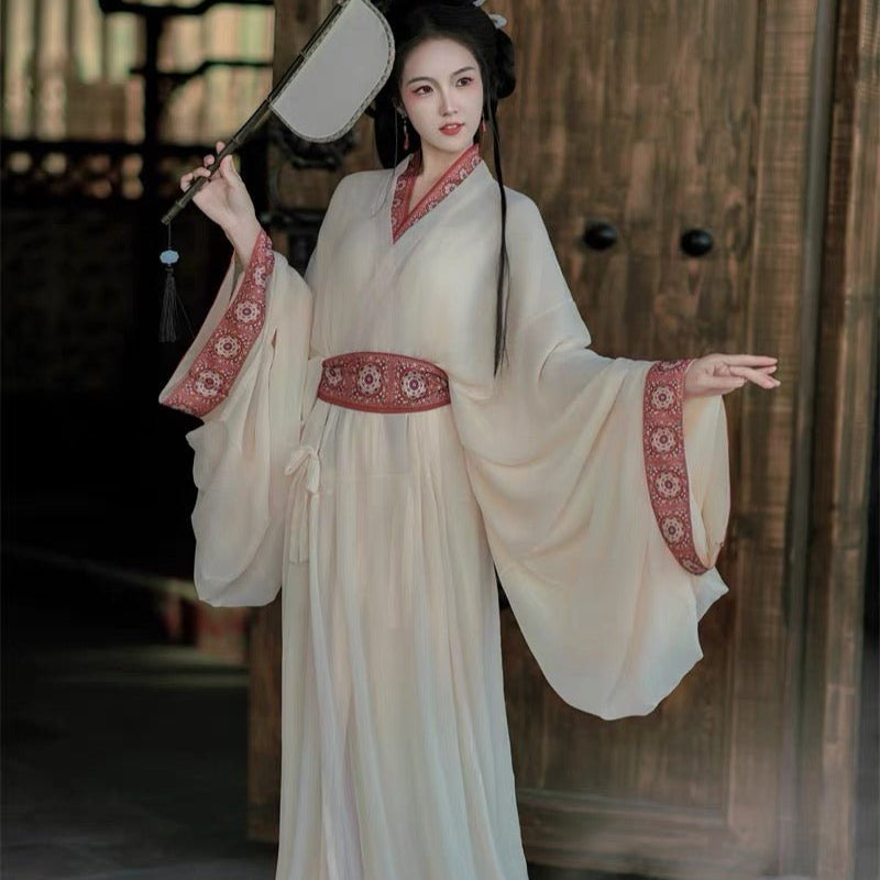 Qin Han Dynasty Warring States Zhiju Robe - Jianxi Hanfu
