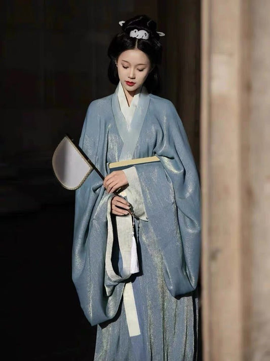 Qin Han Dynasty Warring States Zhiju Robe Hua Rong - Jianxi Hanfu