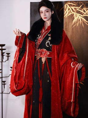 Qin Han Dynasty Warring States Zhiju Robe Queen - Jianxi Hanfu