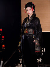 Chinese women's black robe qin han dynasties- Jianxi Hanfu