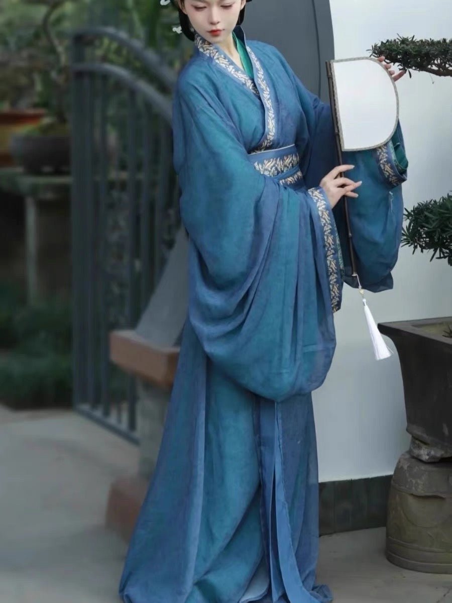 Qin Han Dynasty Warring States Zhiju Robe Su Ming - Jianxi Hanfu