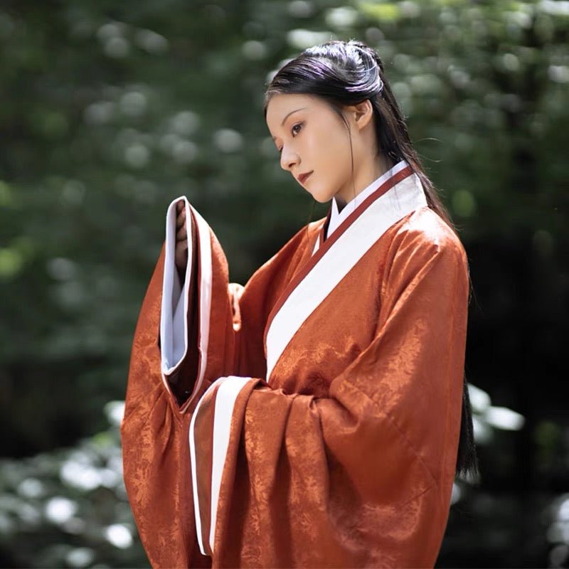 Qin Han Dynasty Women's Hanfu Zhanguopao Quju - Jianxi Hanfu