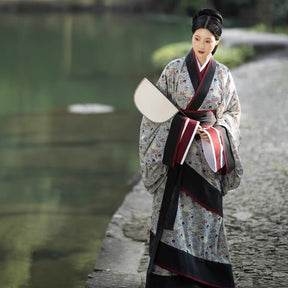 Qin Han Dynasty Women's Hanfu Zhanguopao Quju - Er Ya - Jianxi Hanfu