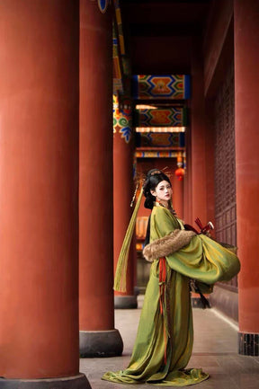 Qin Han Dynasty Women's Hanfu Zhanguopao Zhiju - Xiang Liu - Jianxi Hanfu