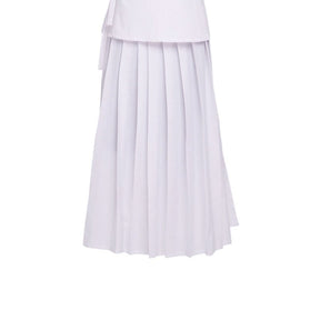 white dress chinese ruqun dress-Jianxi Hanfu