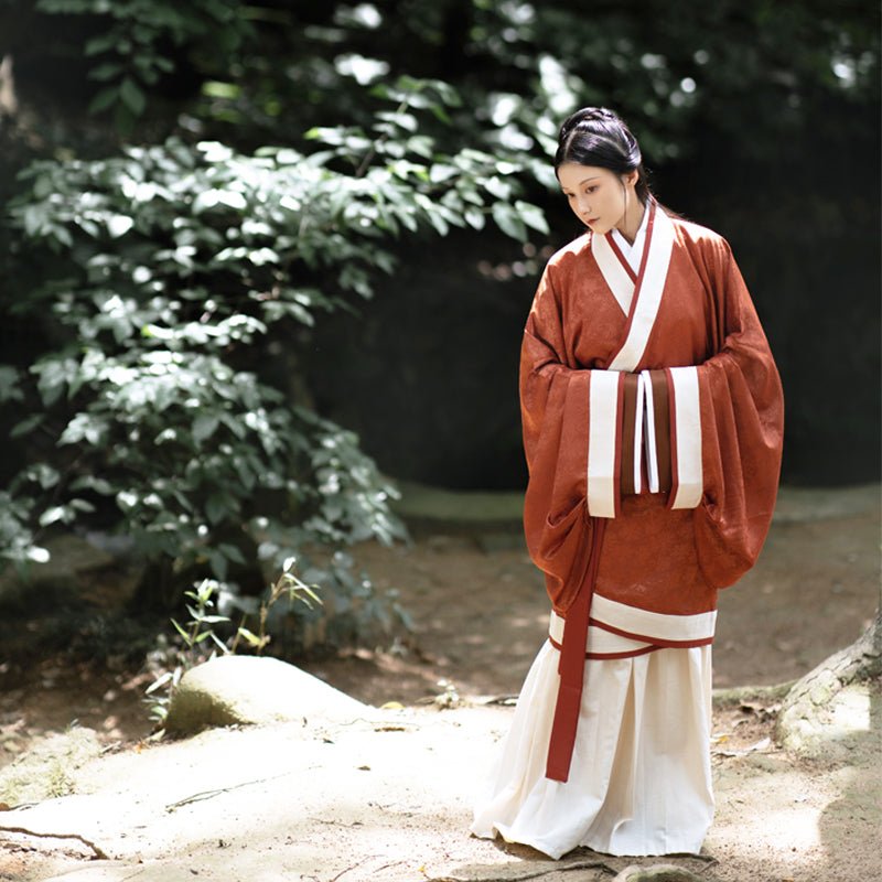 qin han dynasty women's quju hanfu - Jianxi Hanfu