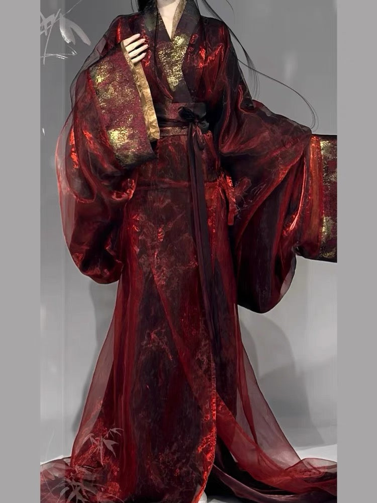 women's hanfu qin han dynasty zhanguopao zhiju-Jianxi Hanfu