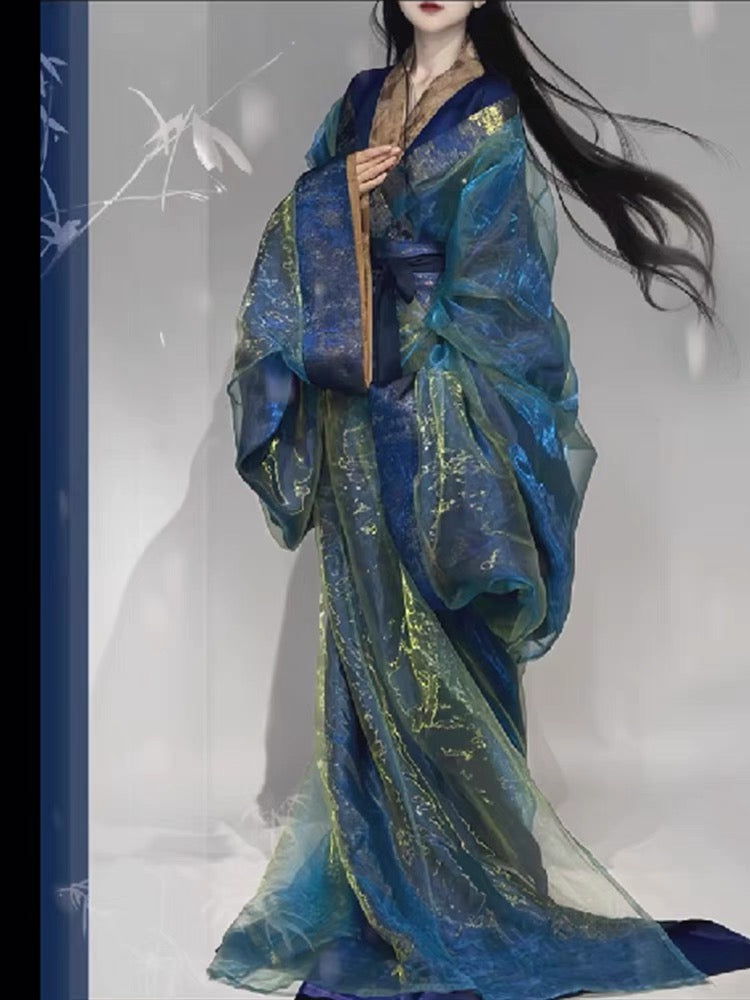 women's hanfu qin han dynasty zhanguopao zhiju-Jianxi Hanfu