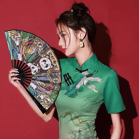 Qipao Cheongsam Dress - Landscape - Jianxi Hanfu