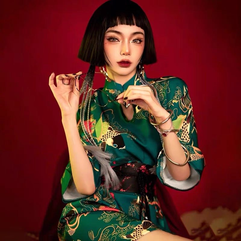 Qipao Cheongsam Dress - Lucky - Jianxi Hanfu