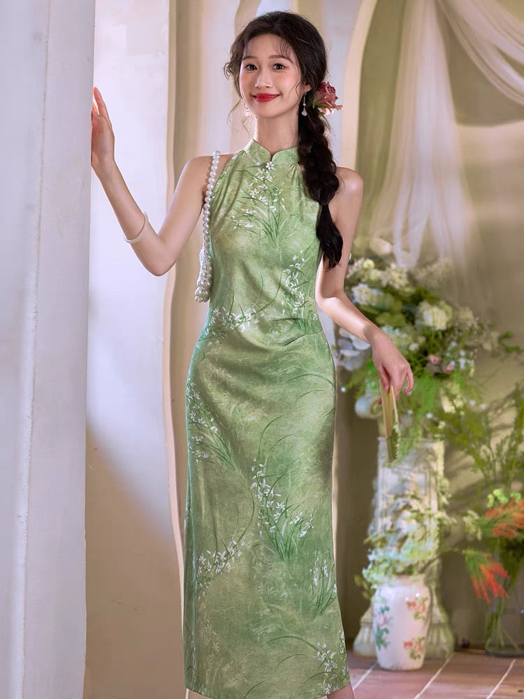 cheongsam dress modern hanfu qipao women hanfu-Jianxi Hanfu