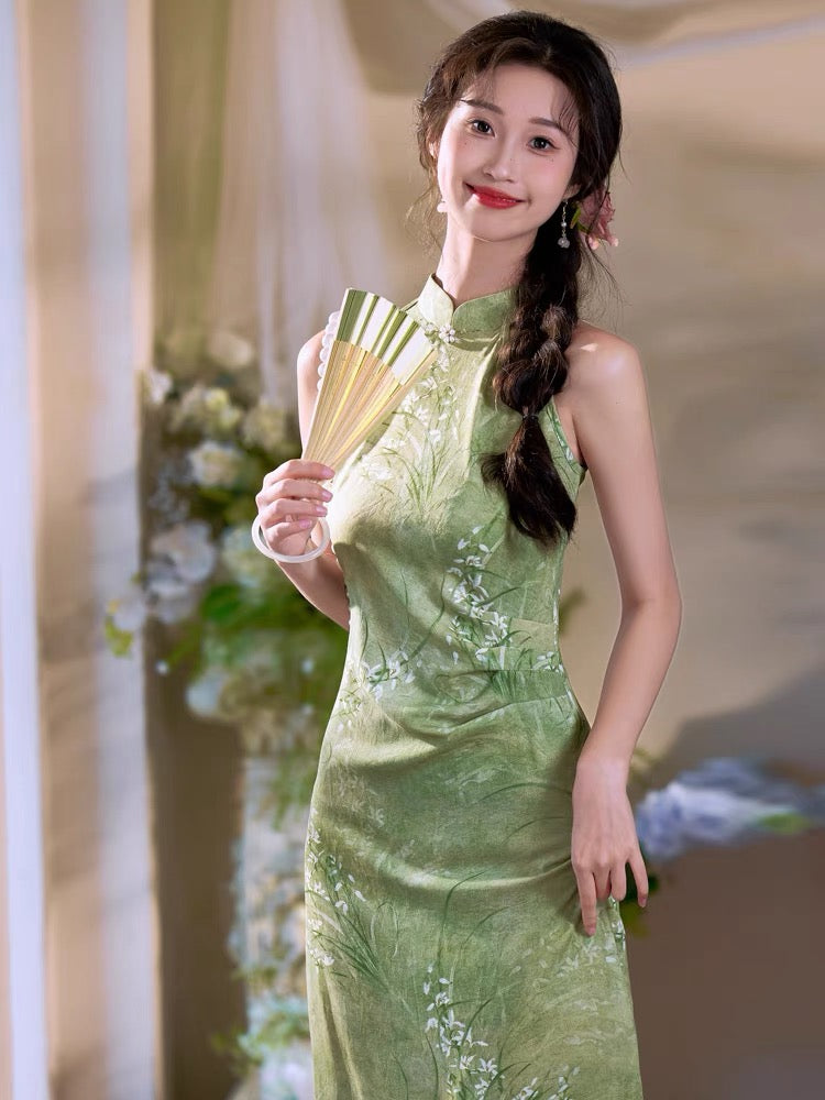 cheongsam dress modern hanfu qipao women hanfu-Jianxi Hanfu