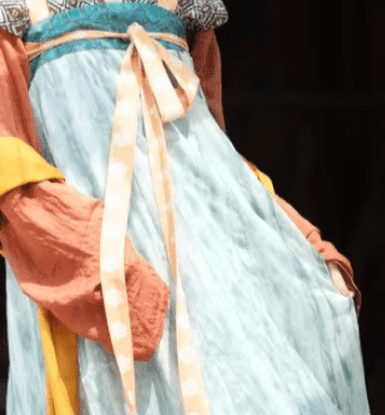 blue ruqun dress women's clothes - Jianxi Hanfu