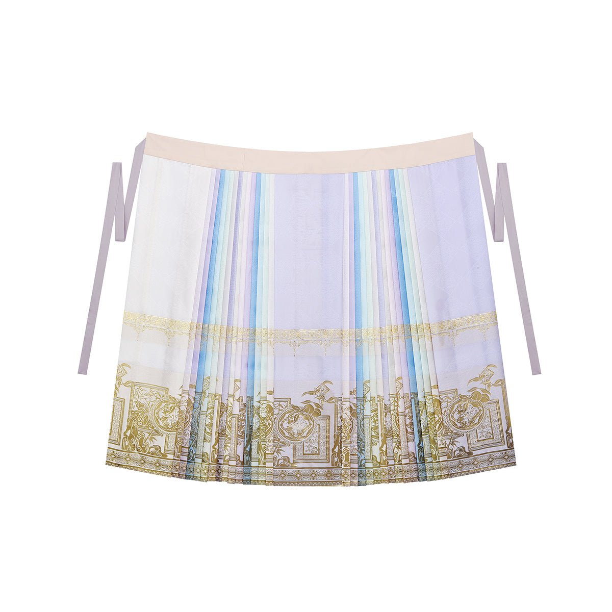 green mamian skirt hanfu dress women's summer clothes-Jianxi Hanfu