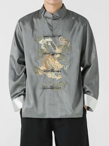  tang suit modren hanfu male-Jianxi Hanfu