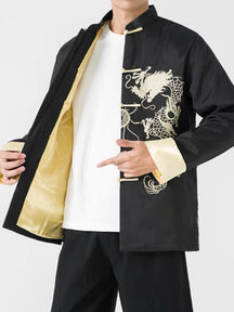 black tang suit hanfu male-Jianxi Hanfu