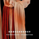 green/red pibo qiyao ruqun girls summer dress-Jianxi Hanfu