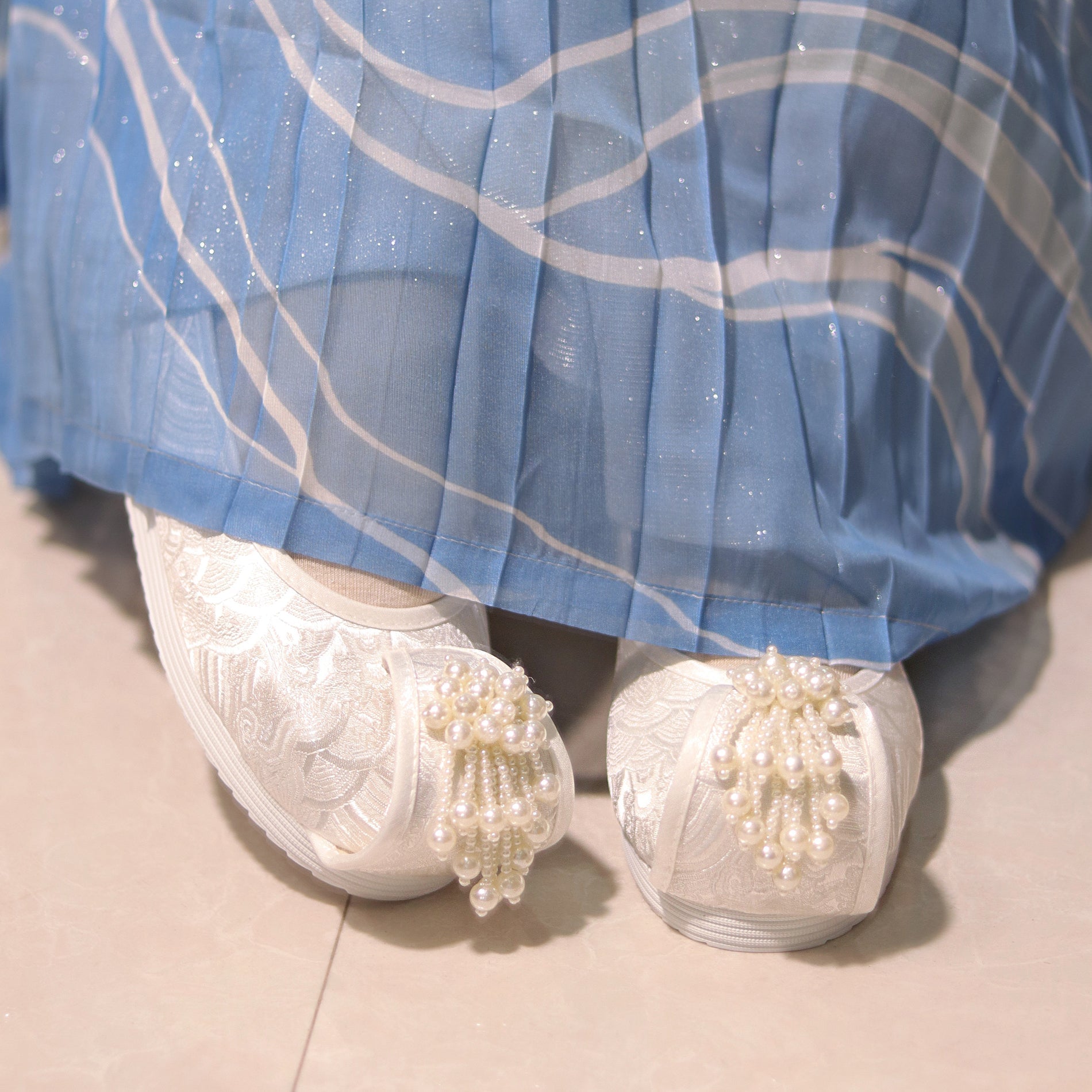 white hanfu shoes hot sale chinese shoes-Jianxi Hanfu