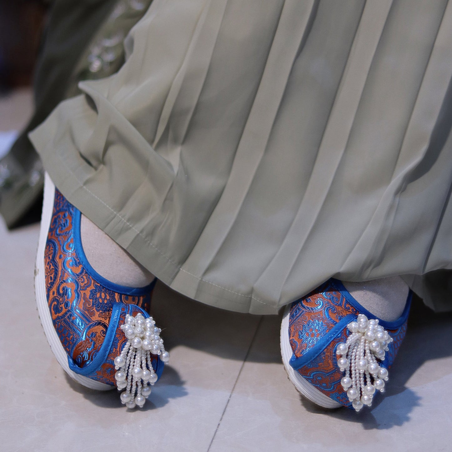 Ruo Ke Red Wedding Hanfu Shoes - Jianxi Hanfu
