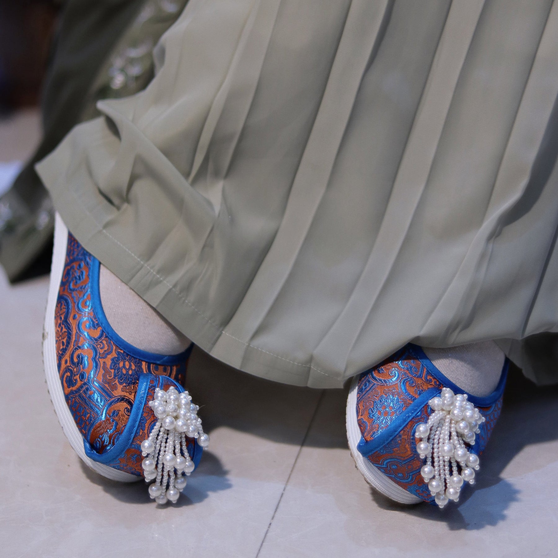 Ruo Ke Red Wedding Hanfu Shoes - Jianxi Hanfu