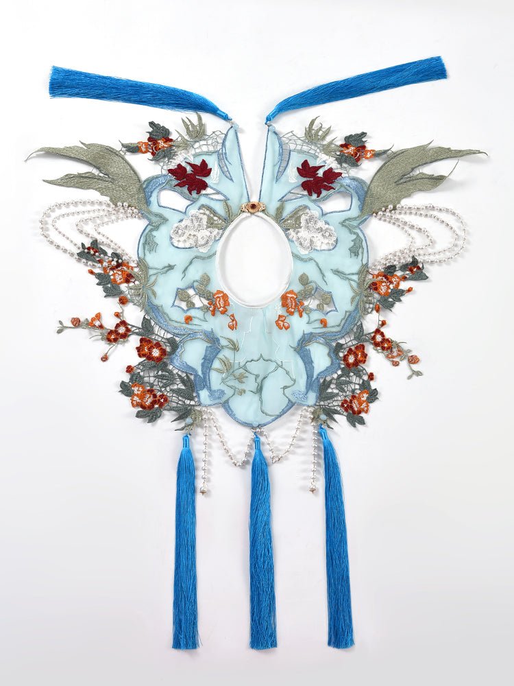 blue yunjian cloud collar Chinese style hanfu - Jianxi Hanfu