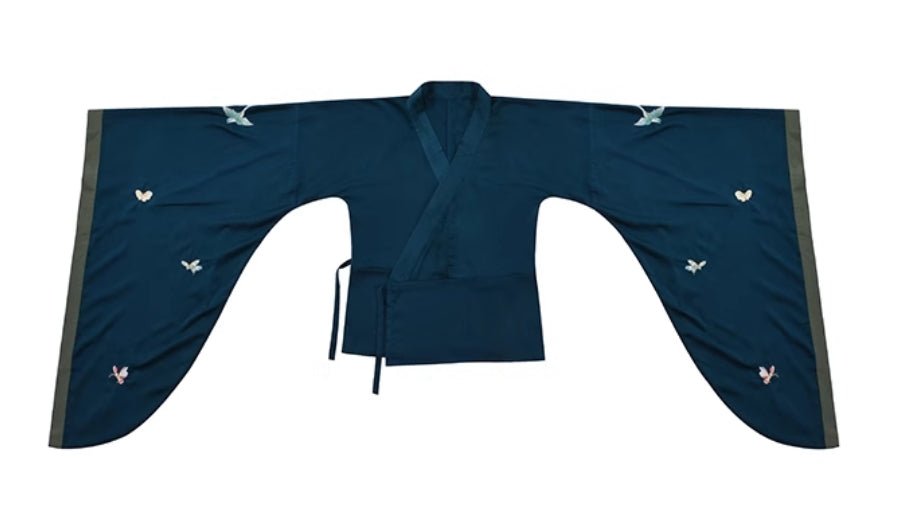 blue ru shirt northern wei dynasty clothing women's hanfu - Jianxi Hanfu